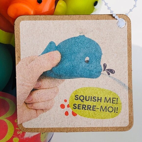 B. toys – Animal Bath Squirts – 9 Water Squirts For Baby 10 months New Sealed - Picture 11 of 12